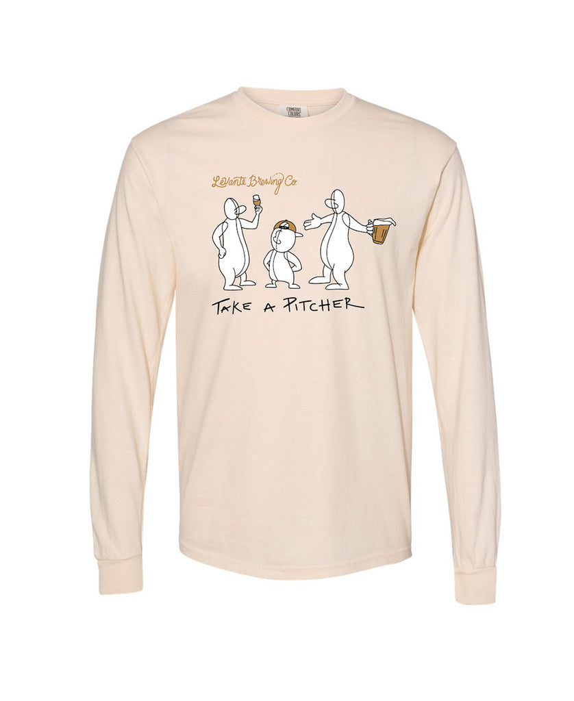 Fictional Characters Take a Pitcher Long Sleeve Tee