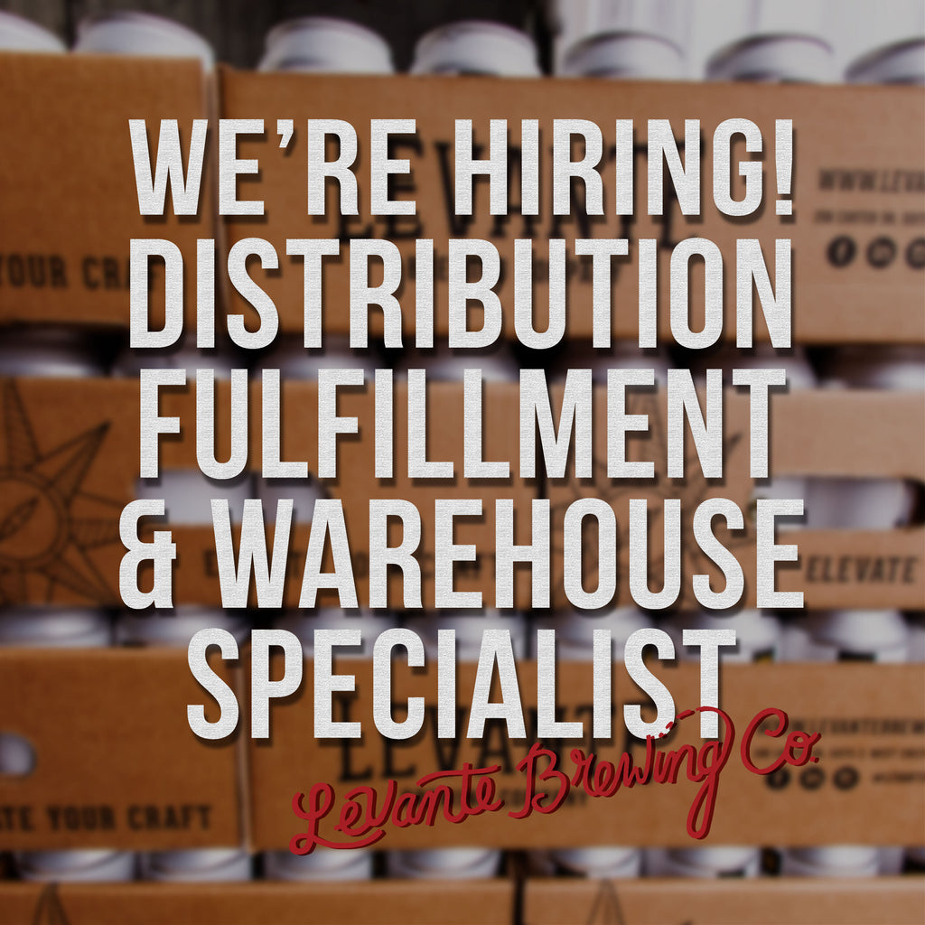 We're Hiring - Distribution Fulfillment and Warehouse Specialist