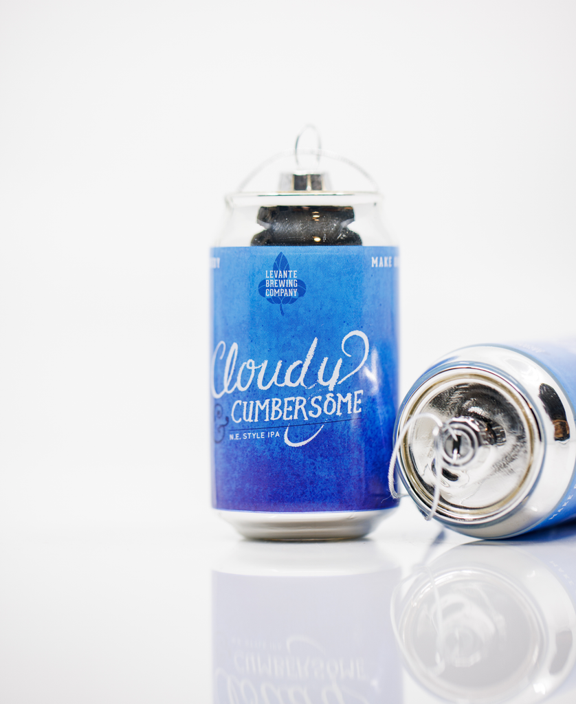 Cloudy & Cumbersome Can Holiday Ornament