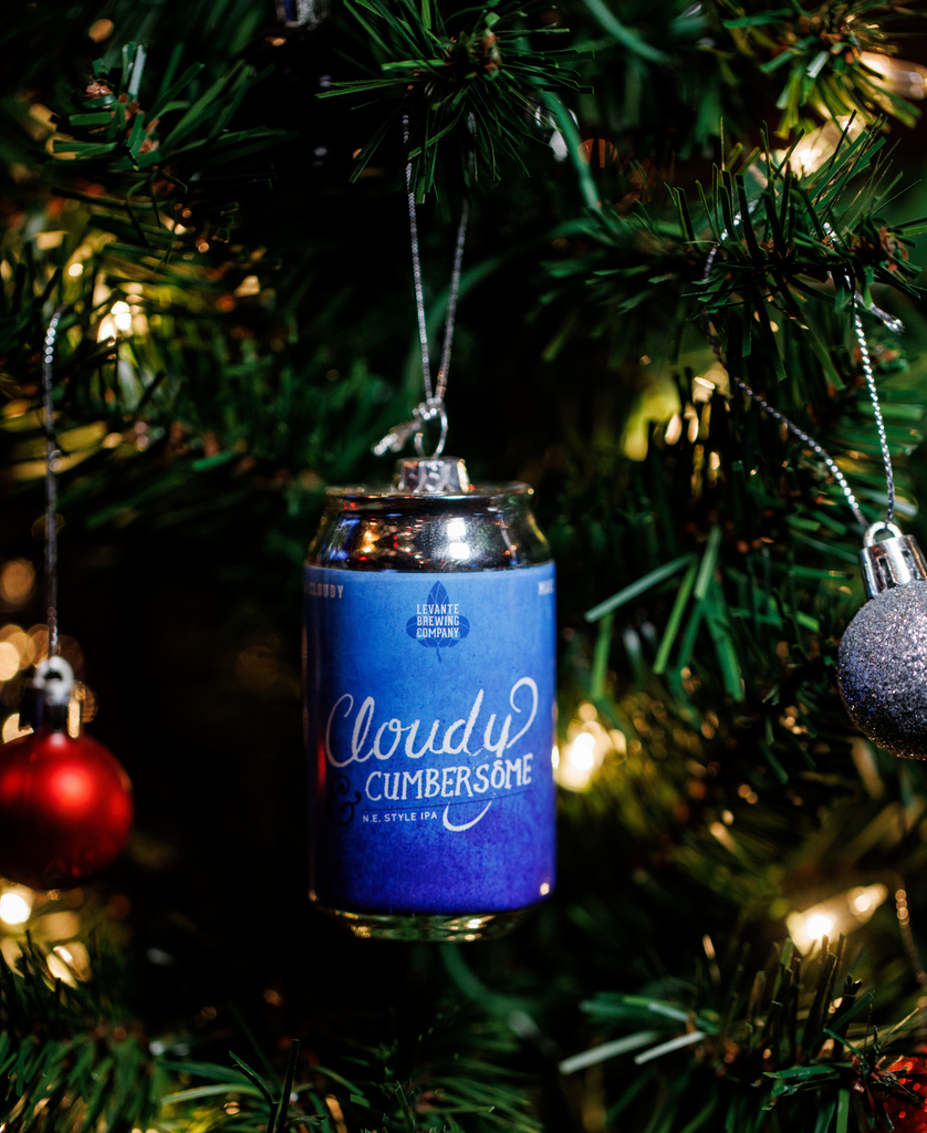 Cloudy & Cumbersome Can Holiday Ornament