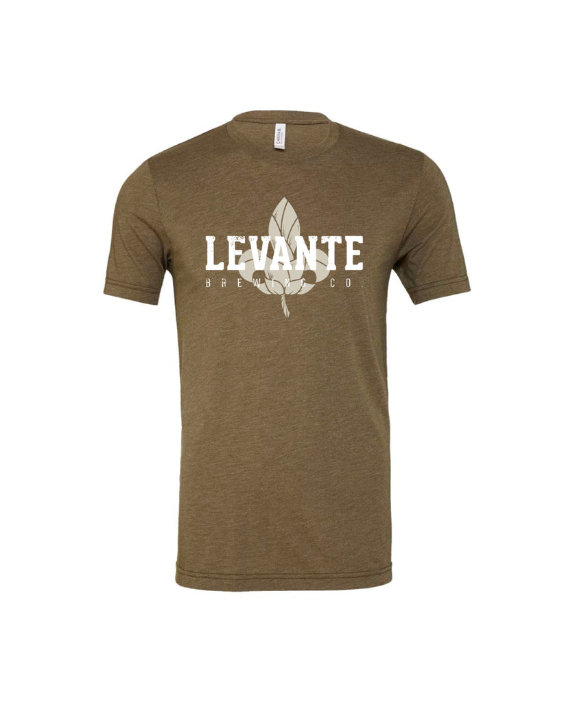 Levante Hop Fleur Logo T-Shirt - Olive