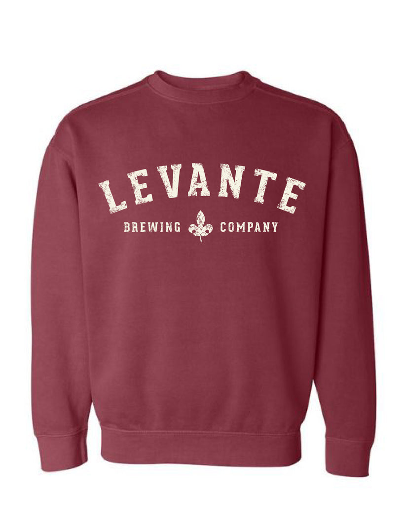 Levante Campus Crew Sweatshirt - Crimson