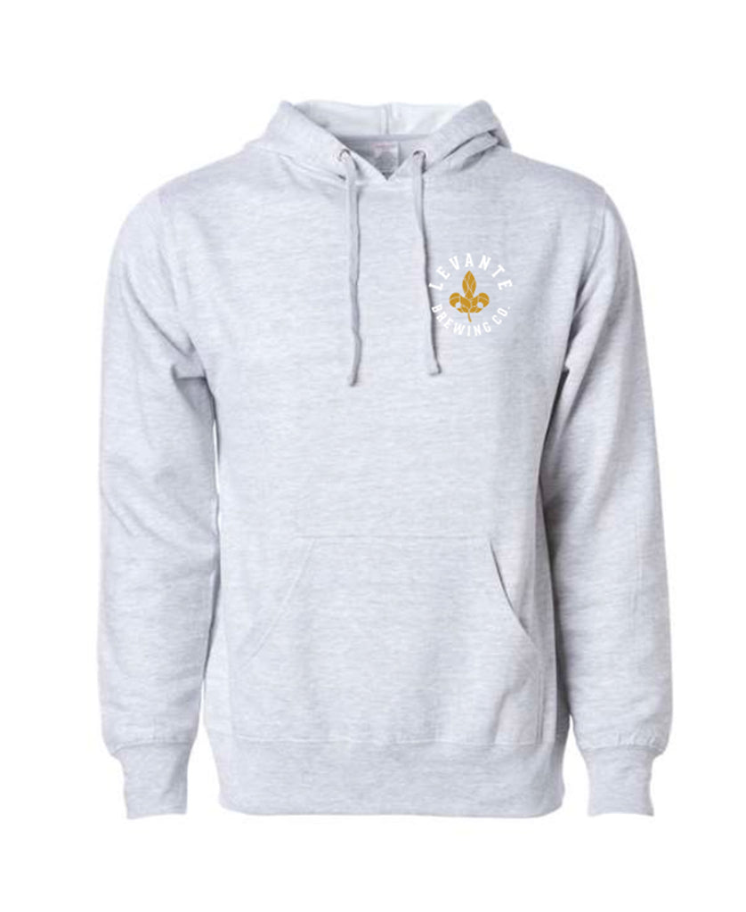 Levante Emblem Athletic Heather Gray Mid-Weight Hoodie