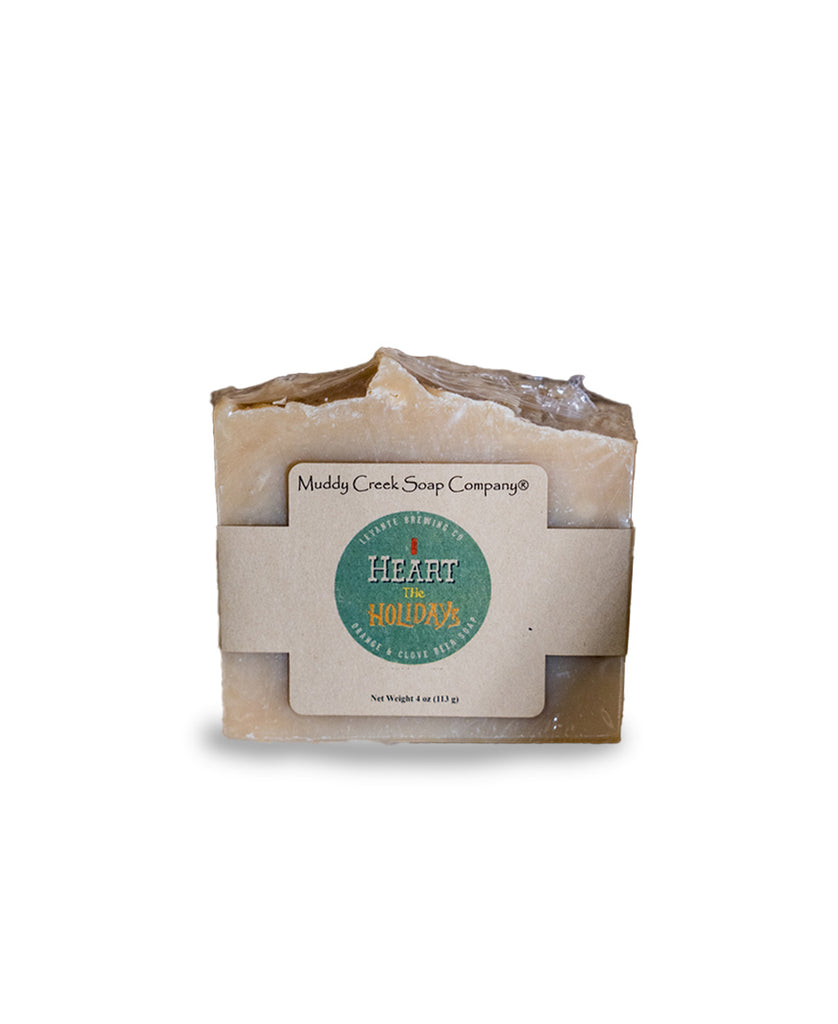 I Heart the Holidays Orange & Clove Beer Soap