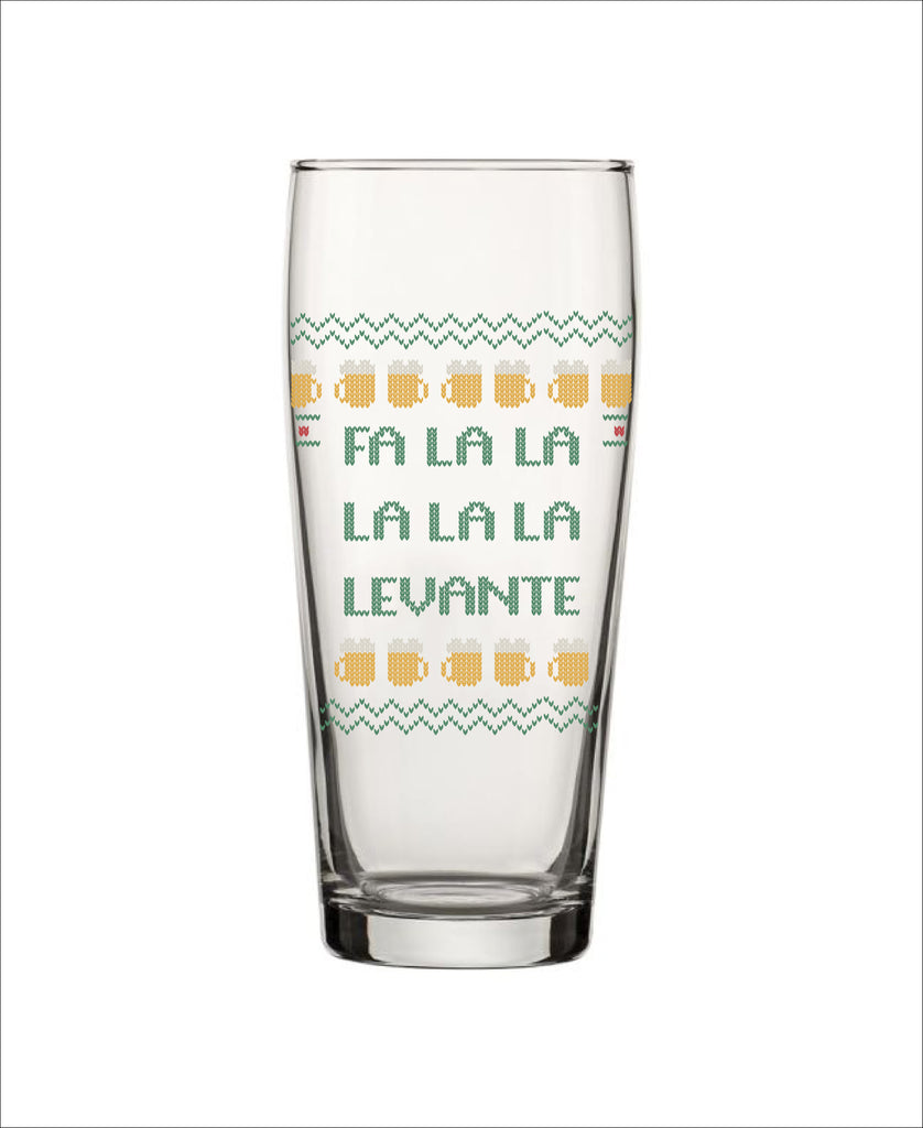 Falala Levante Full Wrap Holiday Glass - 16 oz