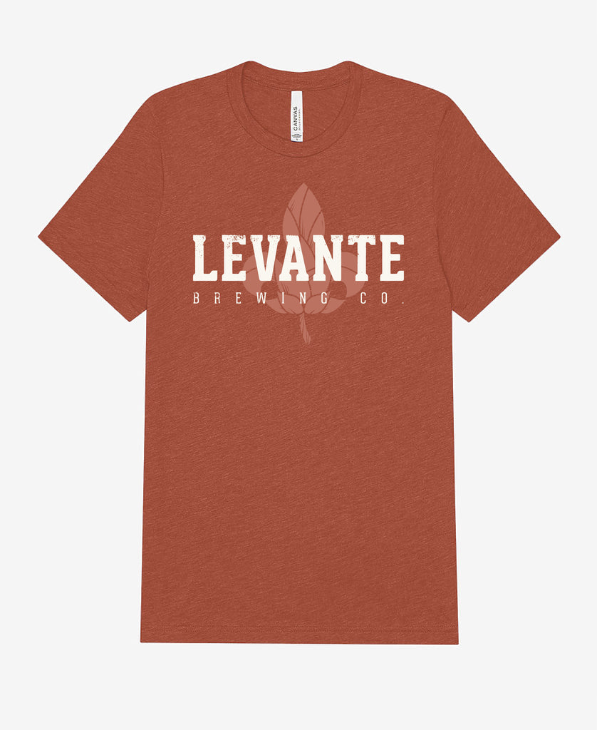 Levante Hop Fleur Logo T-Shirt - Clay