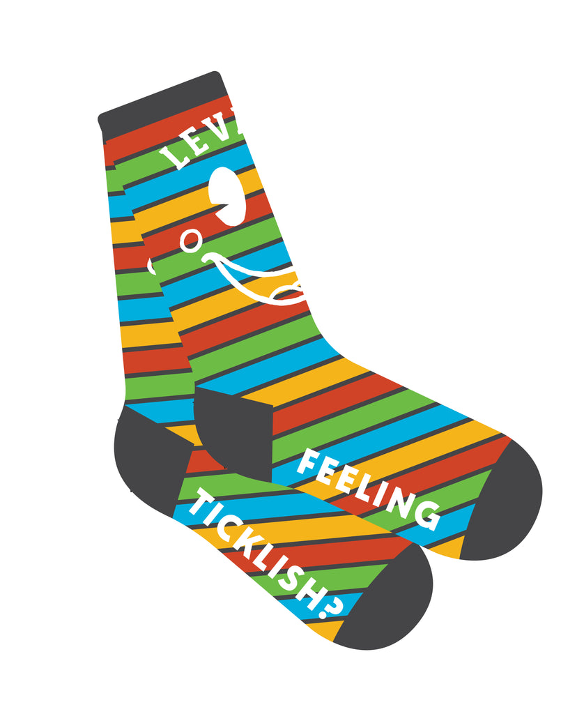 Levante "Feeling Ticklish?" Custom Knit Socks