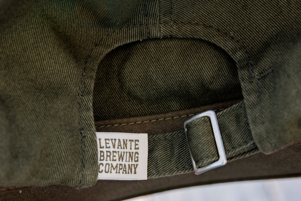 Relaxed Flat Bill Hat - Army Green