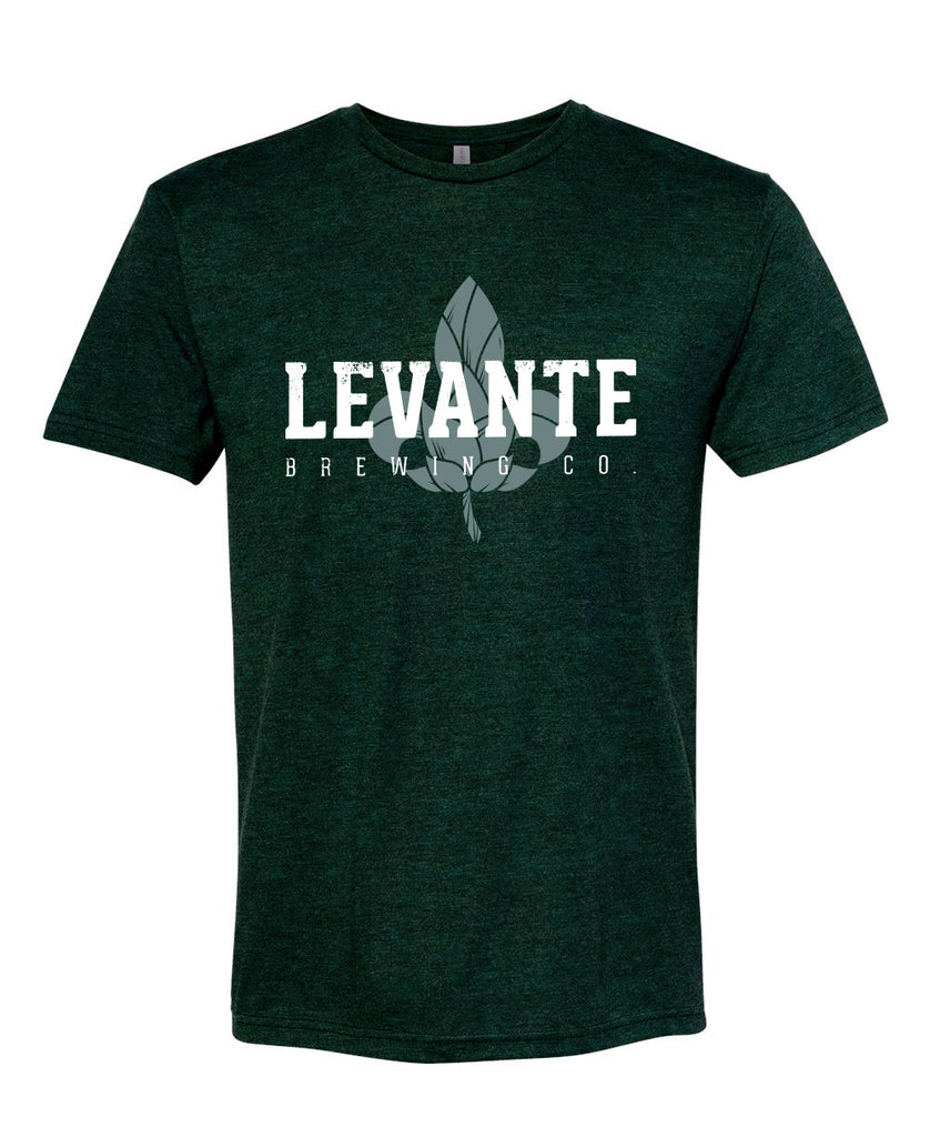Levante Hop Fleur Logo T-Shirt - Emerald Green