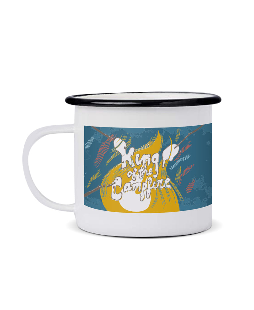 King of the Campfire 12 oz Steel Mug
