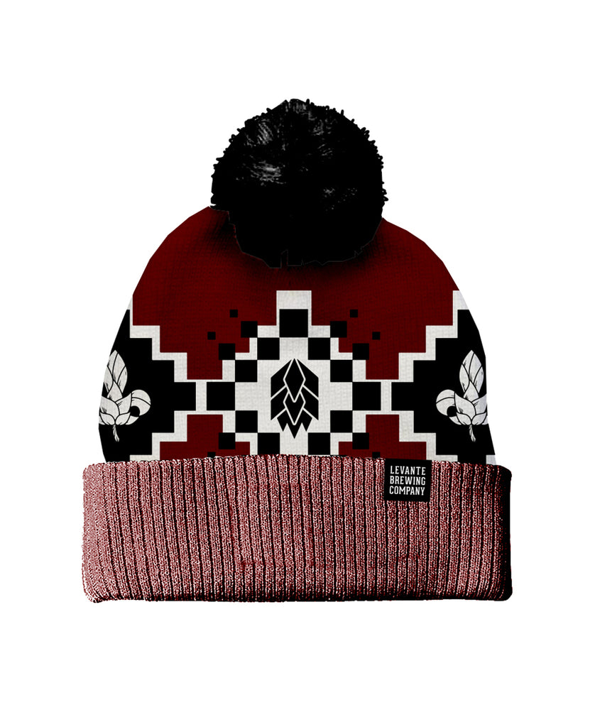 Levante fair Isle Hop Fleur Pom Beanie