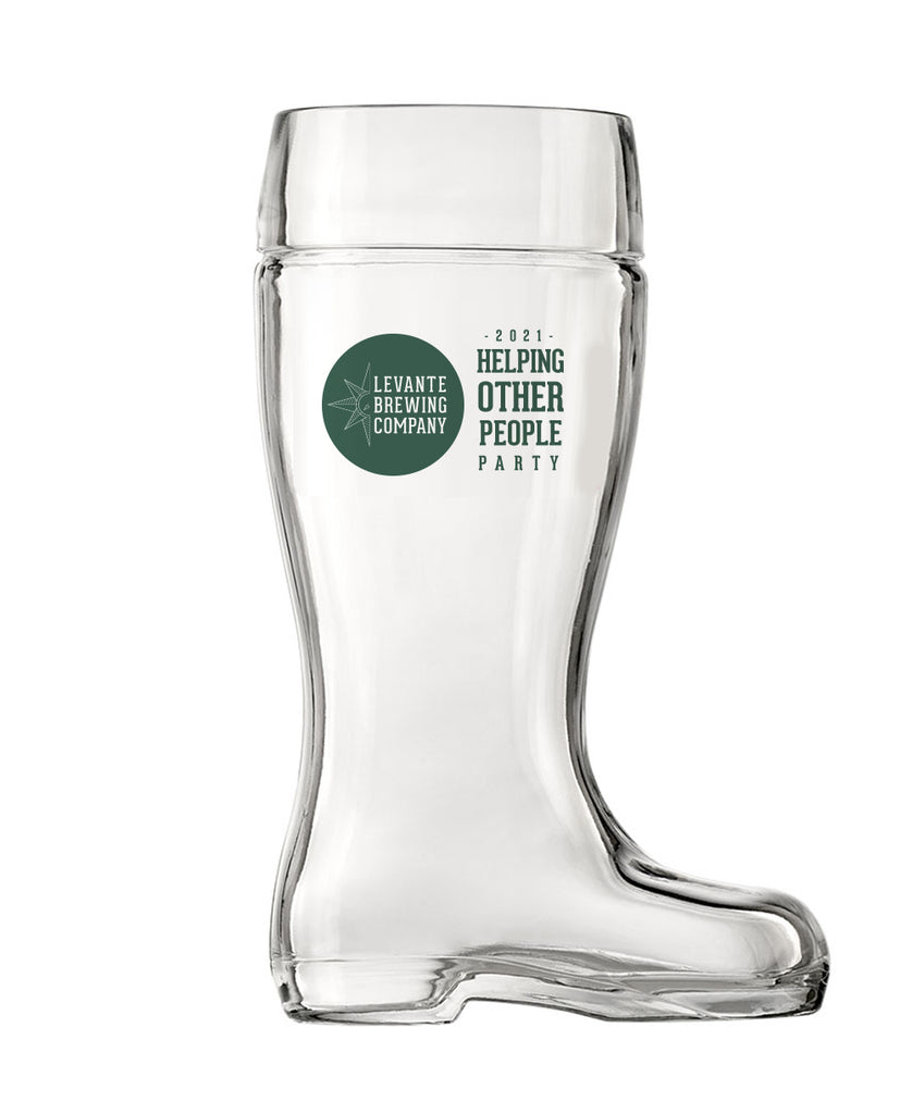 0.5L H.O.P. Party Boot Glass