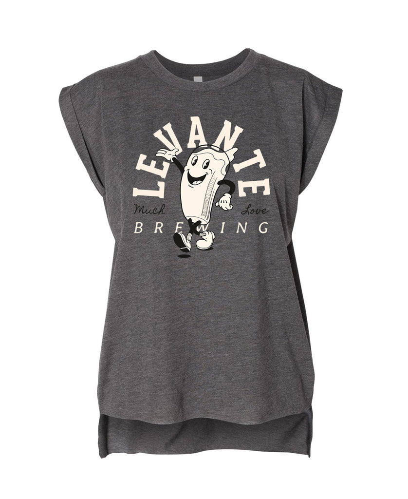 Ladies Tickle Glass Muscle Tee